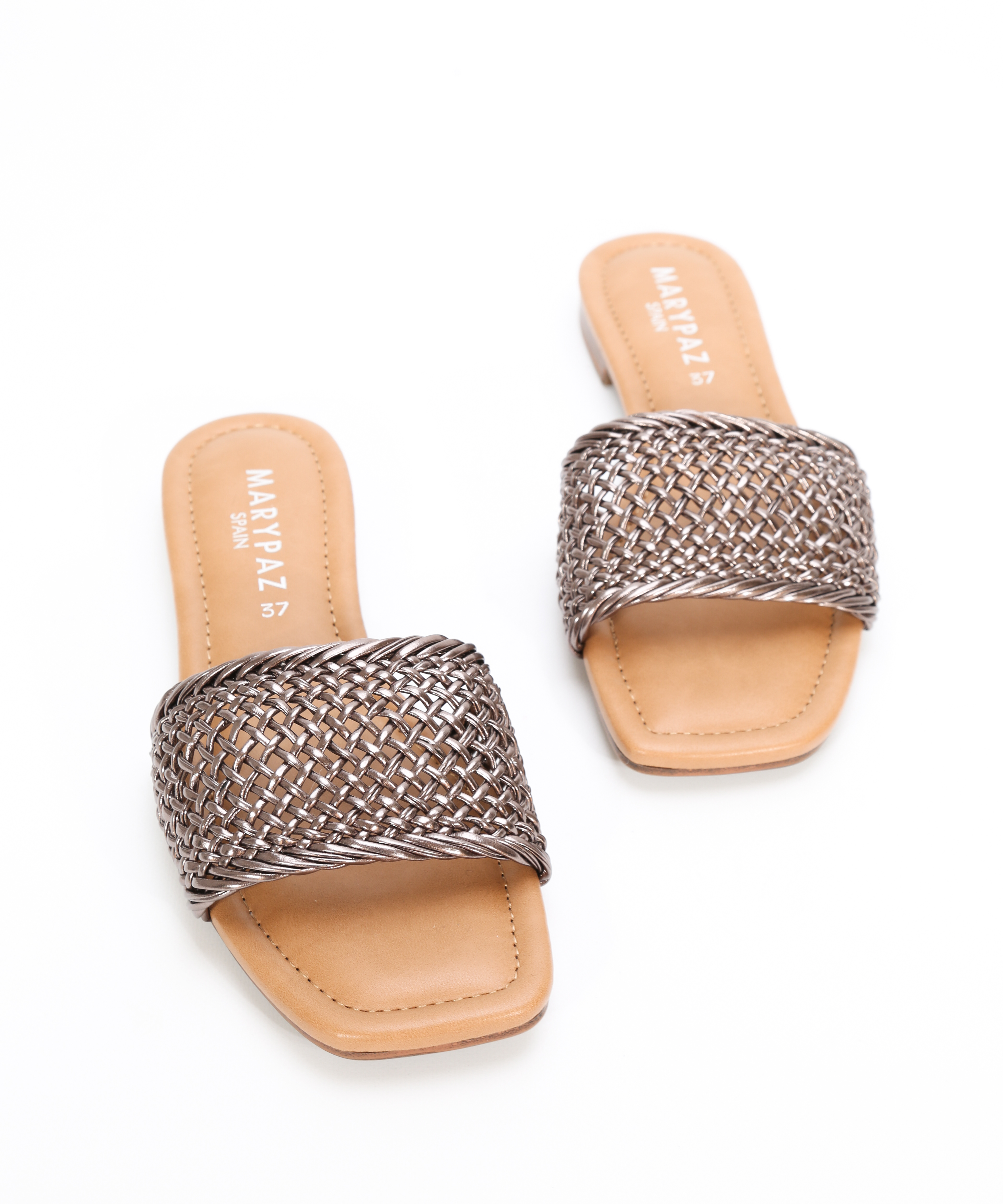 Sandalias planas rejilla image number null